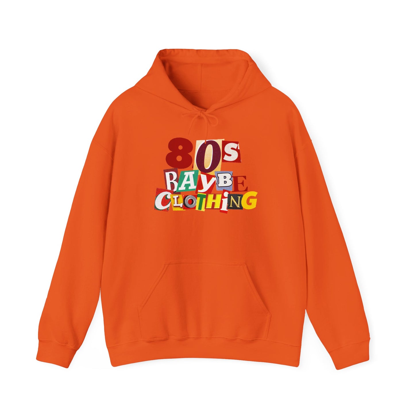 80sBaybe Ransom Note Hooded Sweatshirt embroidery