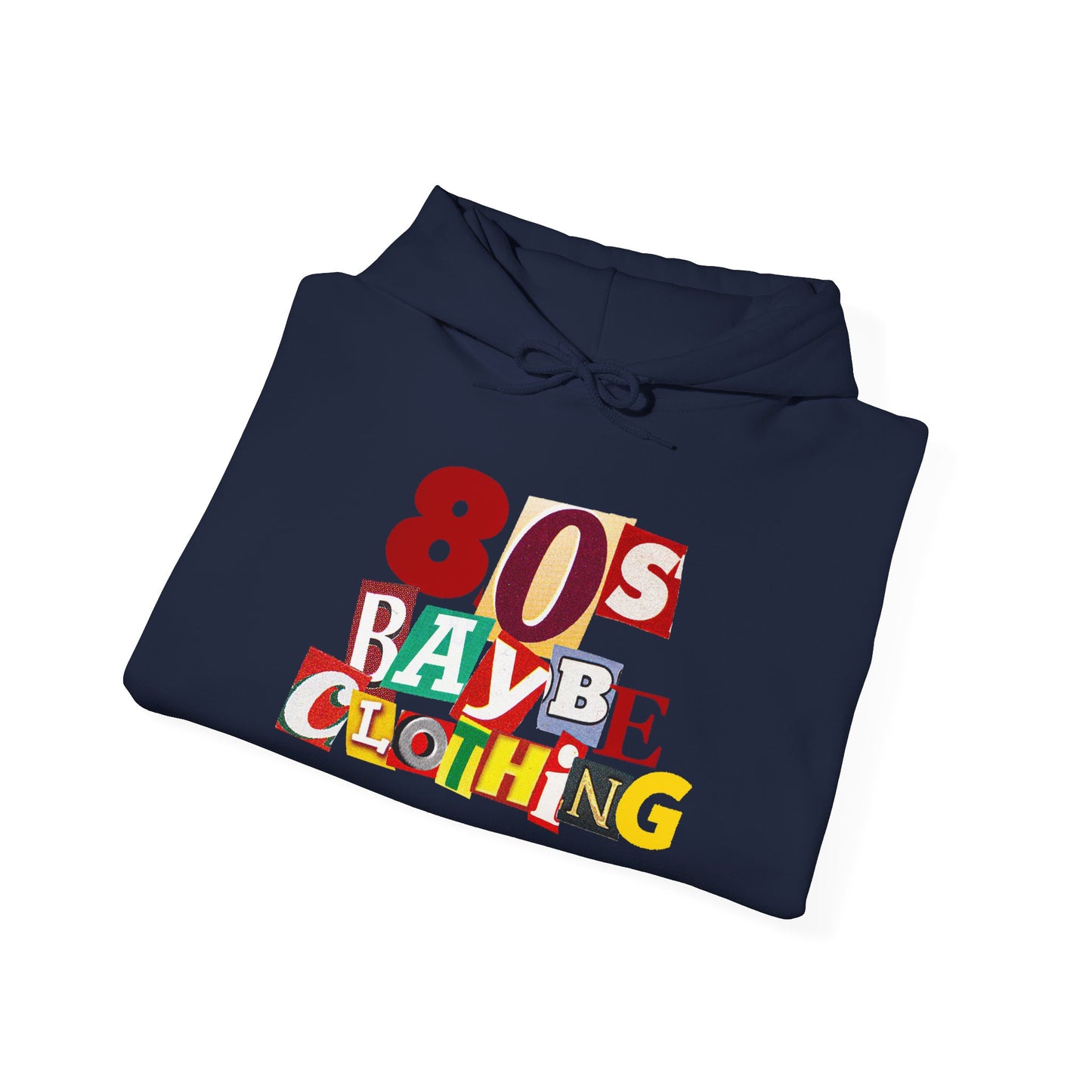 80sBaybe Ransom Note Hooded Sweatshirt embroidery