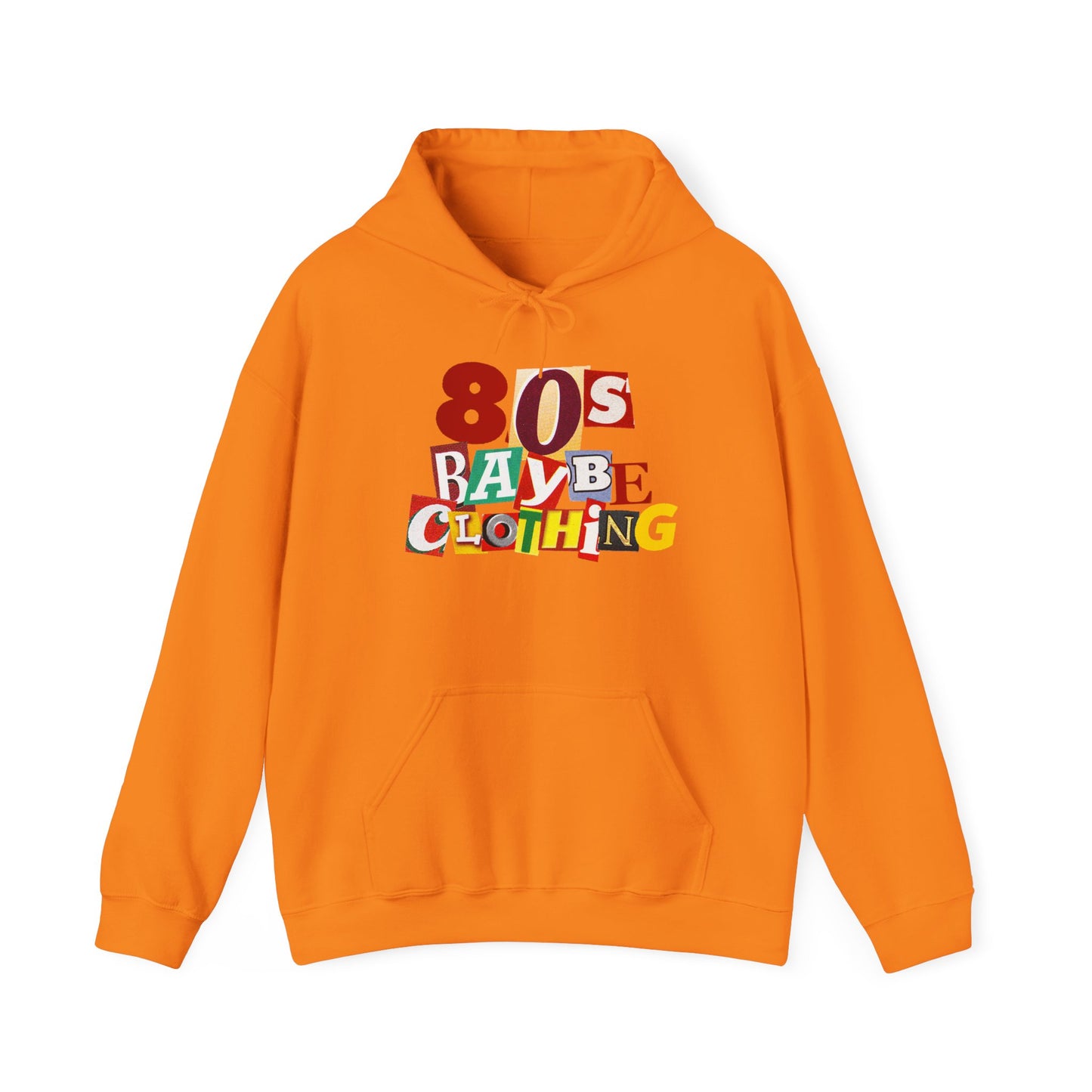 80sBaybe Ransom Note Hooded Sweatshirt embroidery